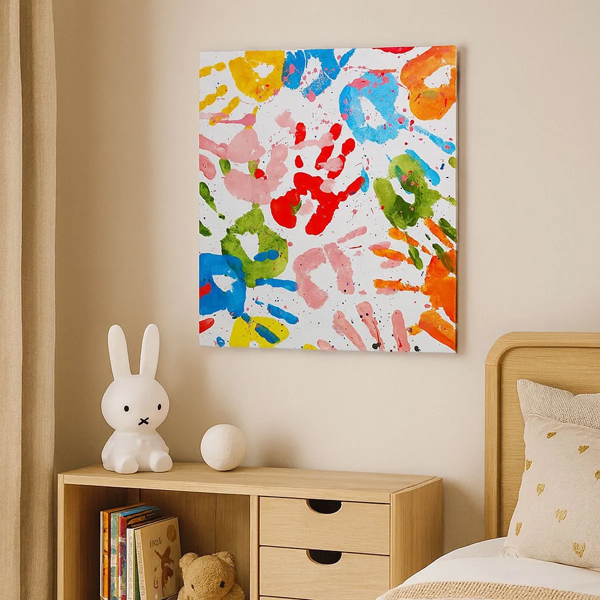 Quadro su tela - Stampe su Tela - Segui le tracce - 30x30 cm