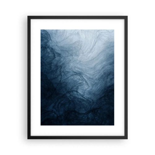 Poster in cornice nera - Arrivando in profondità - 40x50 cm