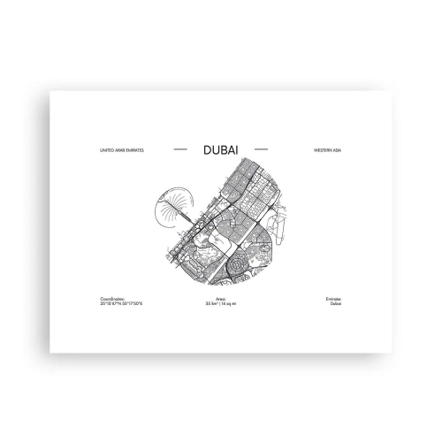 Poster - Anatomia di Dubai - 40x30 cm