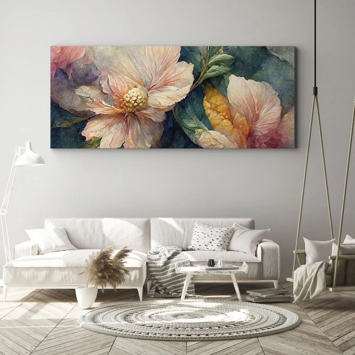 Quadro su tela - Stampe su Tela - Delicatezza pura - 100x40 cm