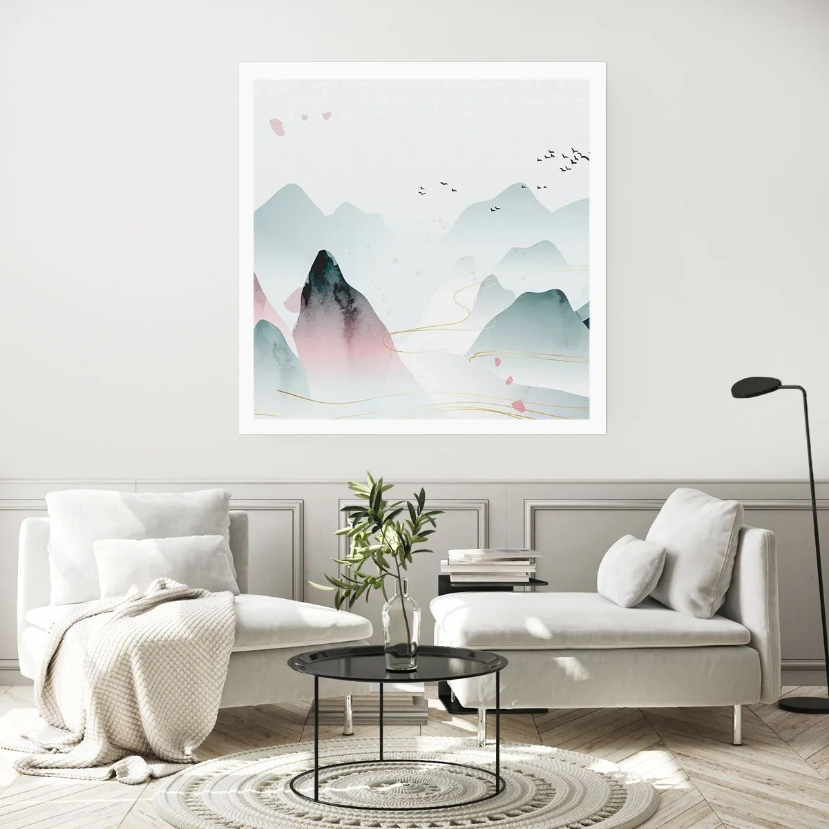 Poster - Oltre le cime - 40x40 cm