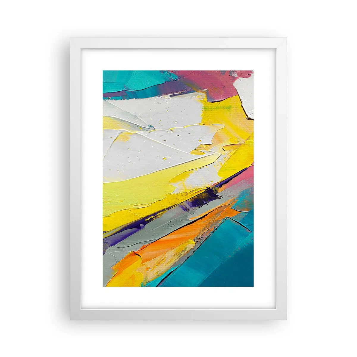 Poster in cornice bianca - Anatomia della luce - 30x40 cm