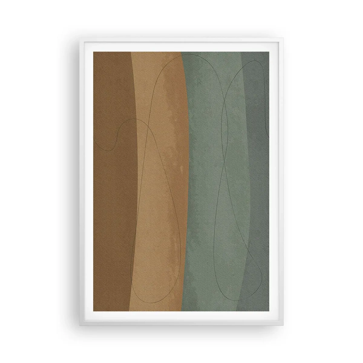 Poster in cornice bianca - Composizione orizzontale - 70x100 cm