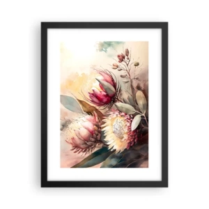 Poster in cornice nera - Di profilo e di fronte - 30x40 cm