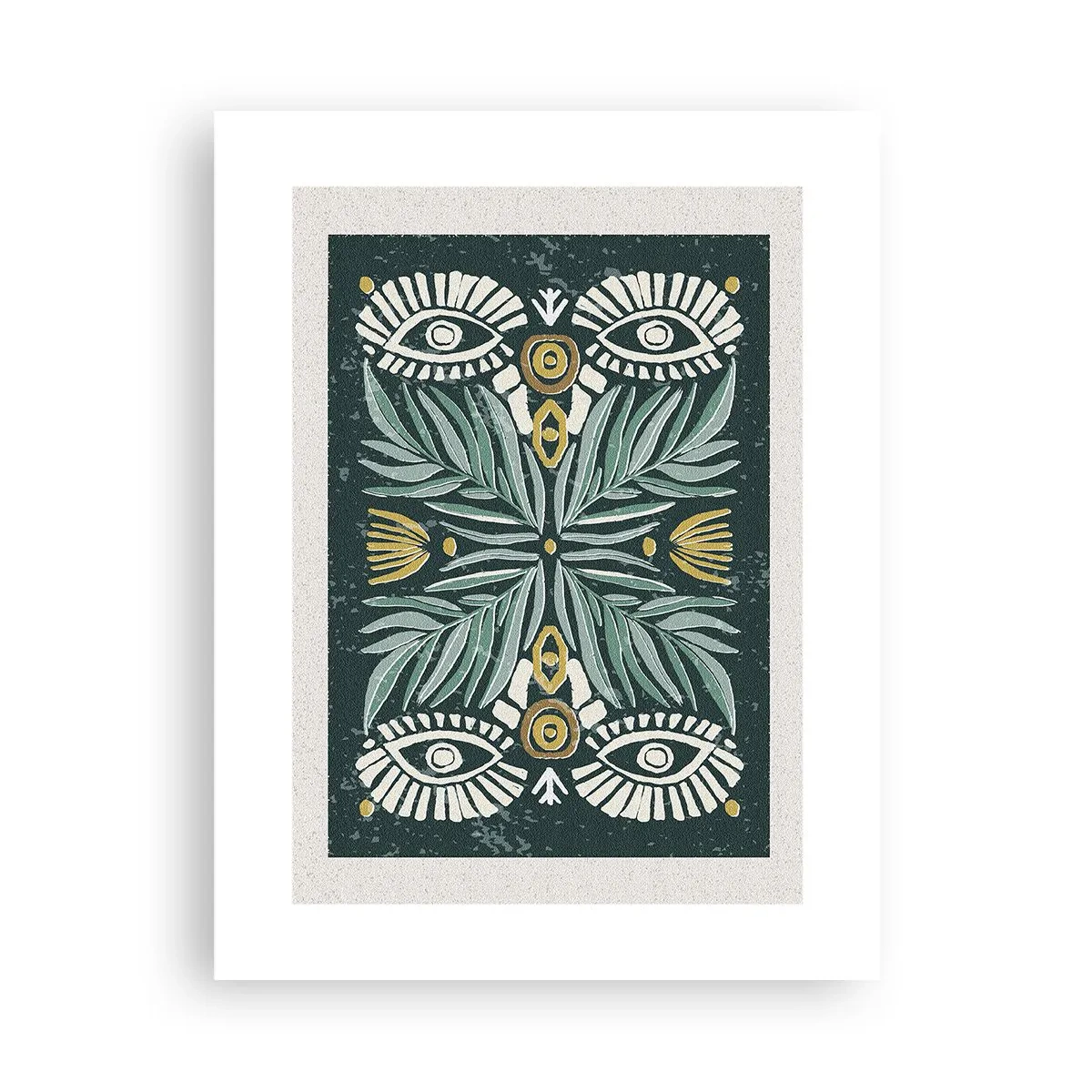 Poster - Geometrie di arte popolare - 30x40 cm