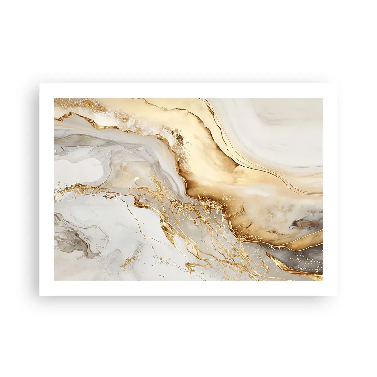 Poster - Astrazione: bellezza e bontà - 70x50 cm