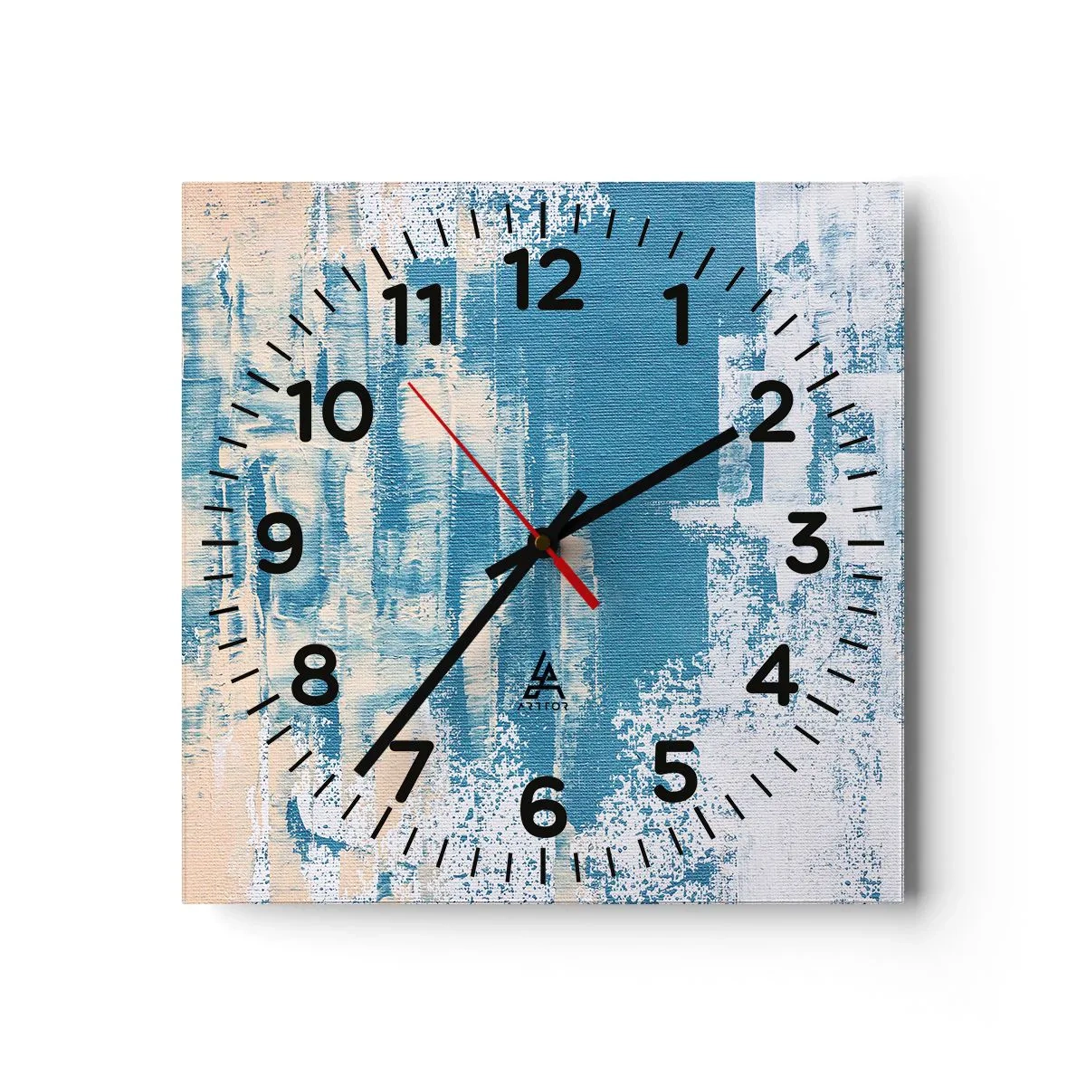 Orologio da parete - Orologio in Vetro - Attraverso il ghiaccio - 40x40 cm