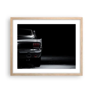 Poster in cornice rovere chiaro - Il fascino del classico - 50x40 cm