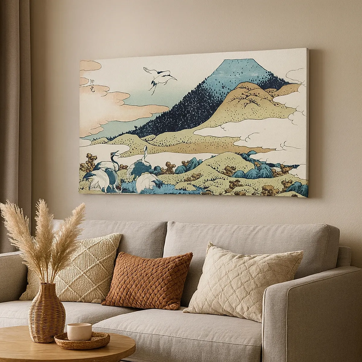 Quadro su tela - Stampe su Tela - Nello spirito giapponese - 30x30 cm