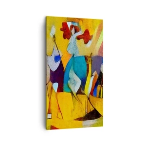 Quadro su tela - Stampe su Tela - Sole - vita - gioia - 45x80 cm