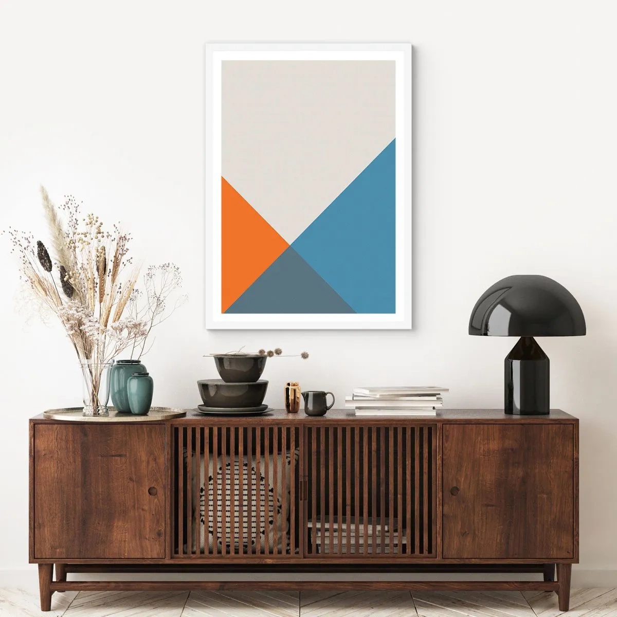 Poster in cornice bianca - Ad angolo... - 70x100 cm