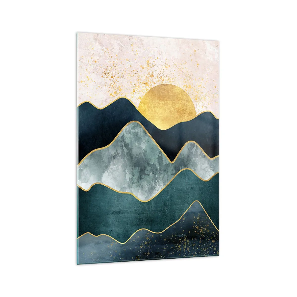 Quadro su vetro - Dopo sette monti - 70x100 cm