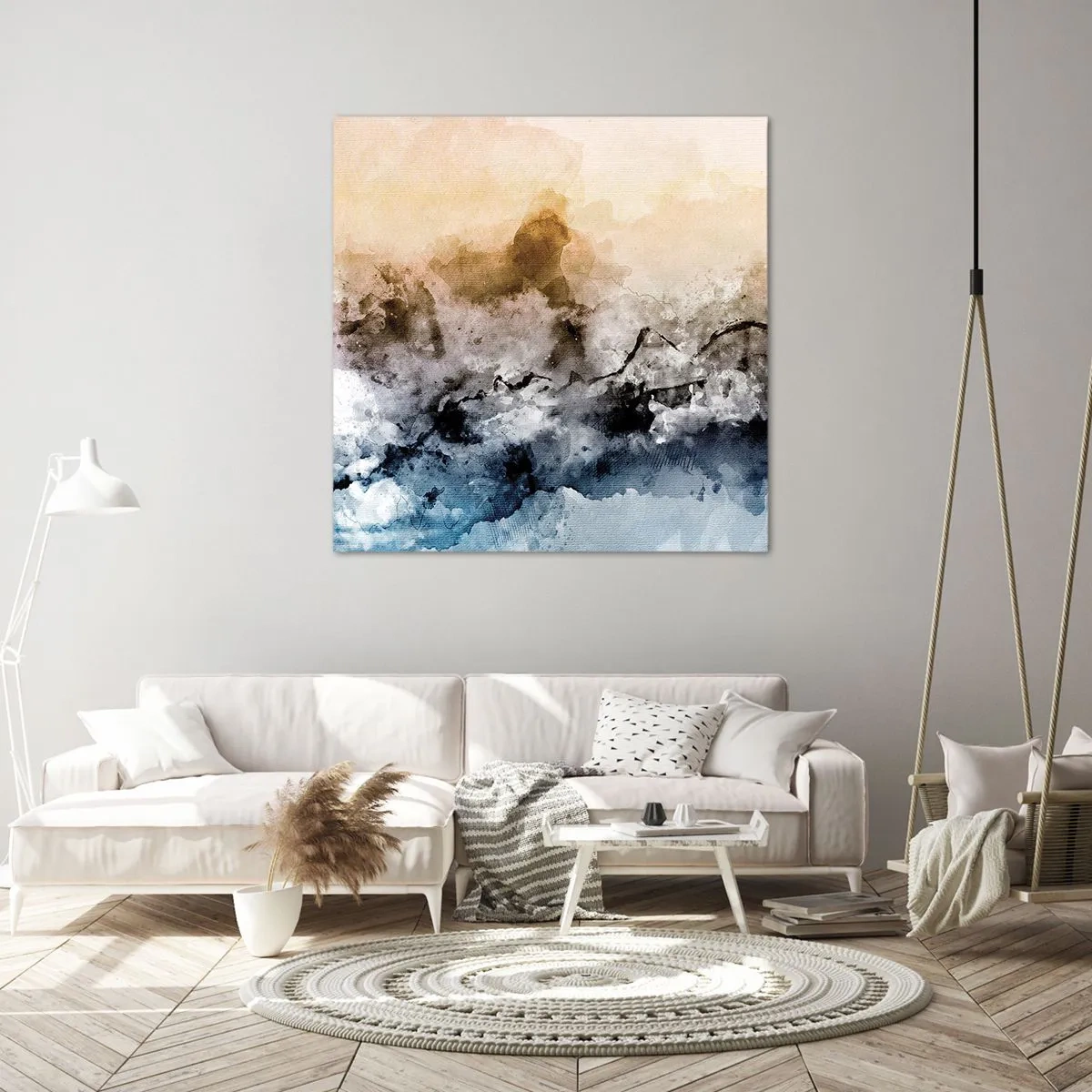 Quadro su tela - Stampe su Tela - Immersi in una nuvola di nebbia - 50x50 cm