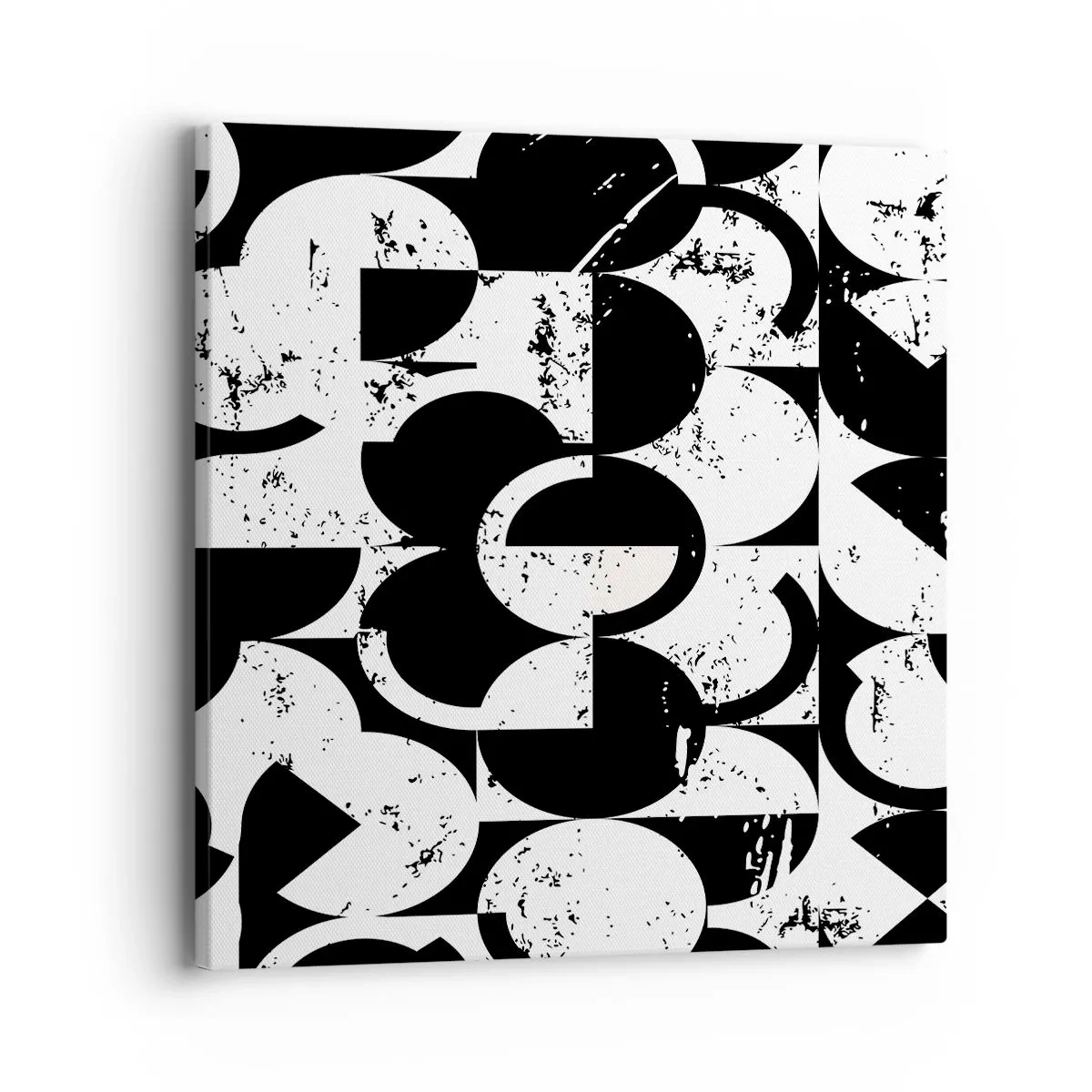 Quadro su tela - Stampe su Tela - Il bianco è bianco, il nero è nero - 40x40 cm