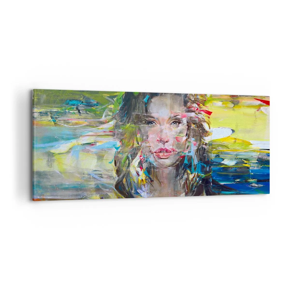 Quadro su tela - Stampe su Tela - Dietro una tenda di vento - 100x40 cm