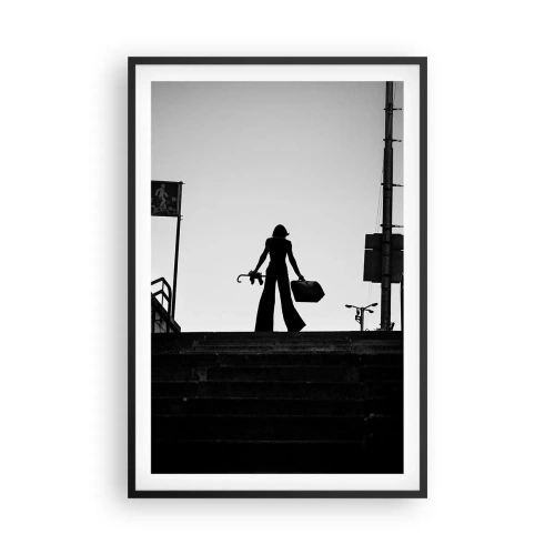 Poster in cornice nera - Gita cittadina - 61x91 cm