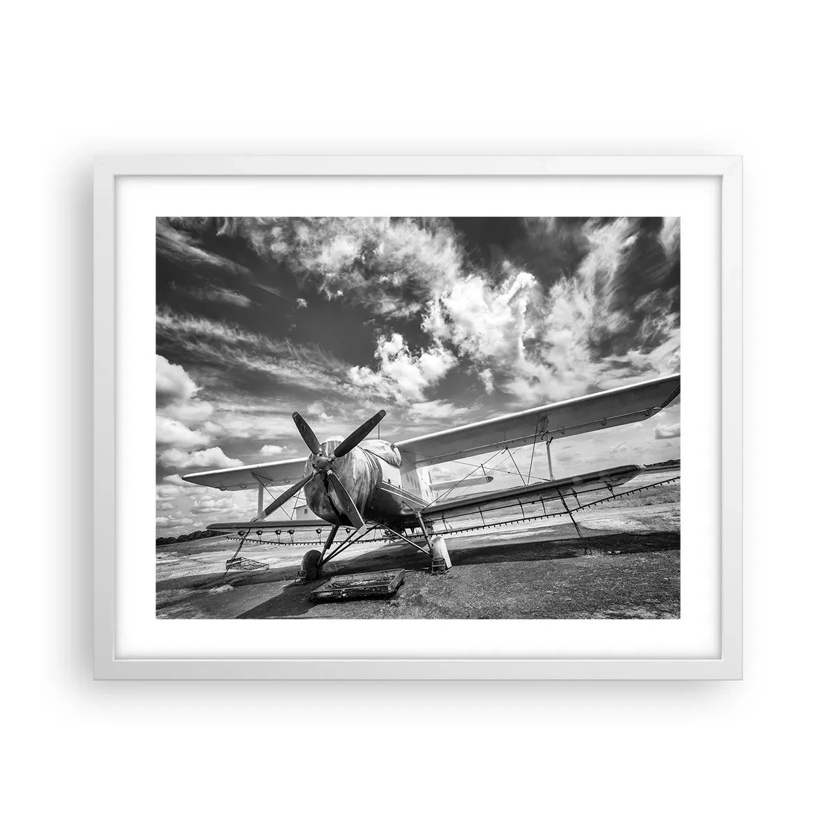Poster in cornice bianca - Non vedo l'ora! - 50x40 cm