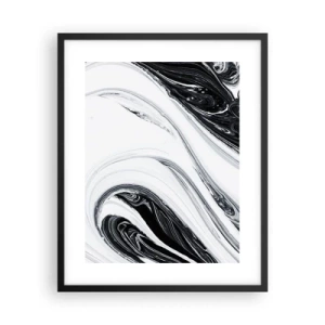 Poster in cornice nera - L'unione degli opposti - 40x50 cm