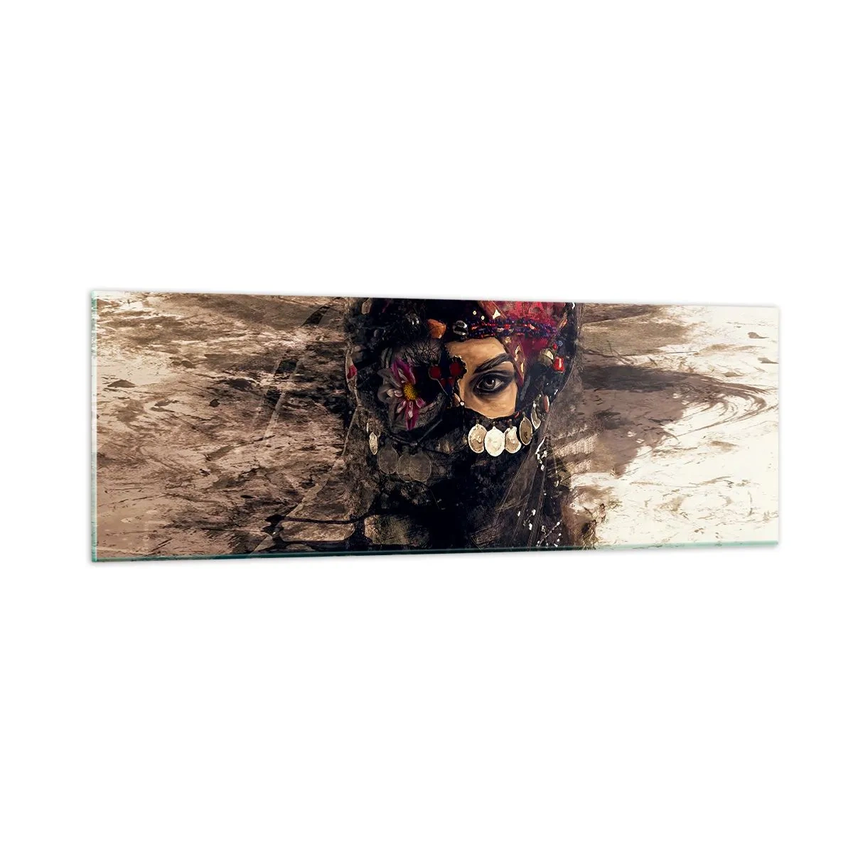 Quadro su vetro - Quantomeno inquietante - 90x30 cm