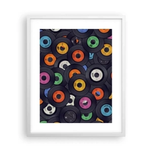 Poster in cornice bianca - I colori della classicità - 40x50 cm