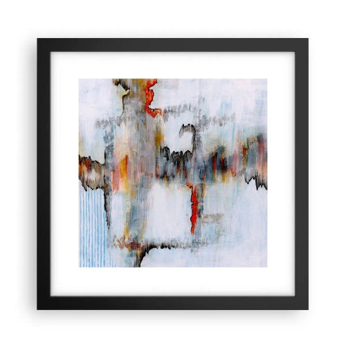 Poster in cornice nera - Scritto sull'acqua - 30x30 cm