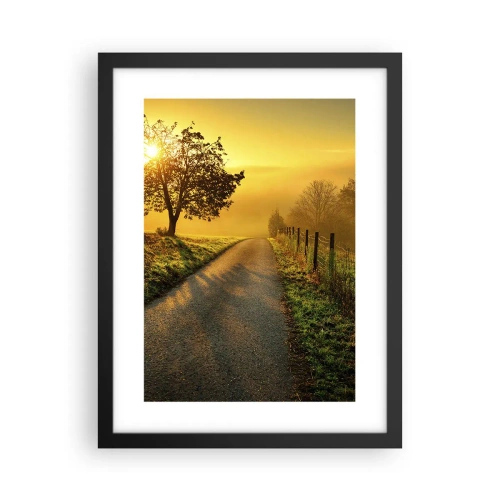 Poster in cornice nera - Pomeriggio di miele - 30x40 cm
