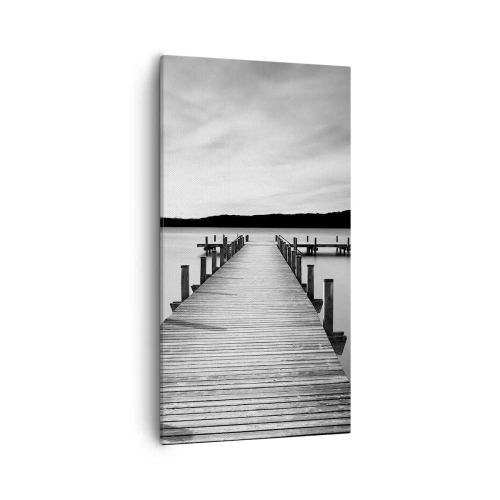 Quadro su tela - Stampe su Tela - Pace sull'acqua - 55x100 cm