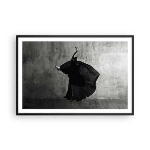 Poster in cornice nera - Fasce piene di passione - 91x61 cm