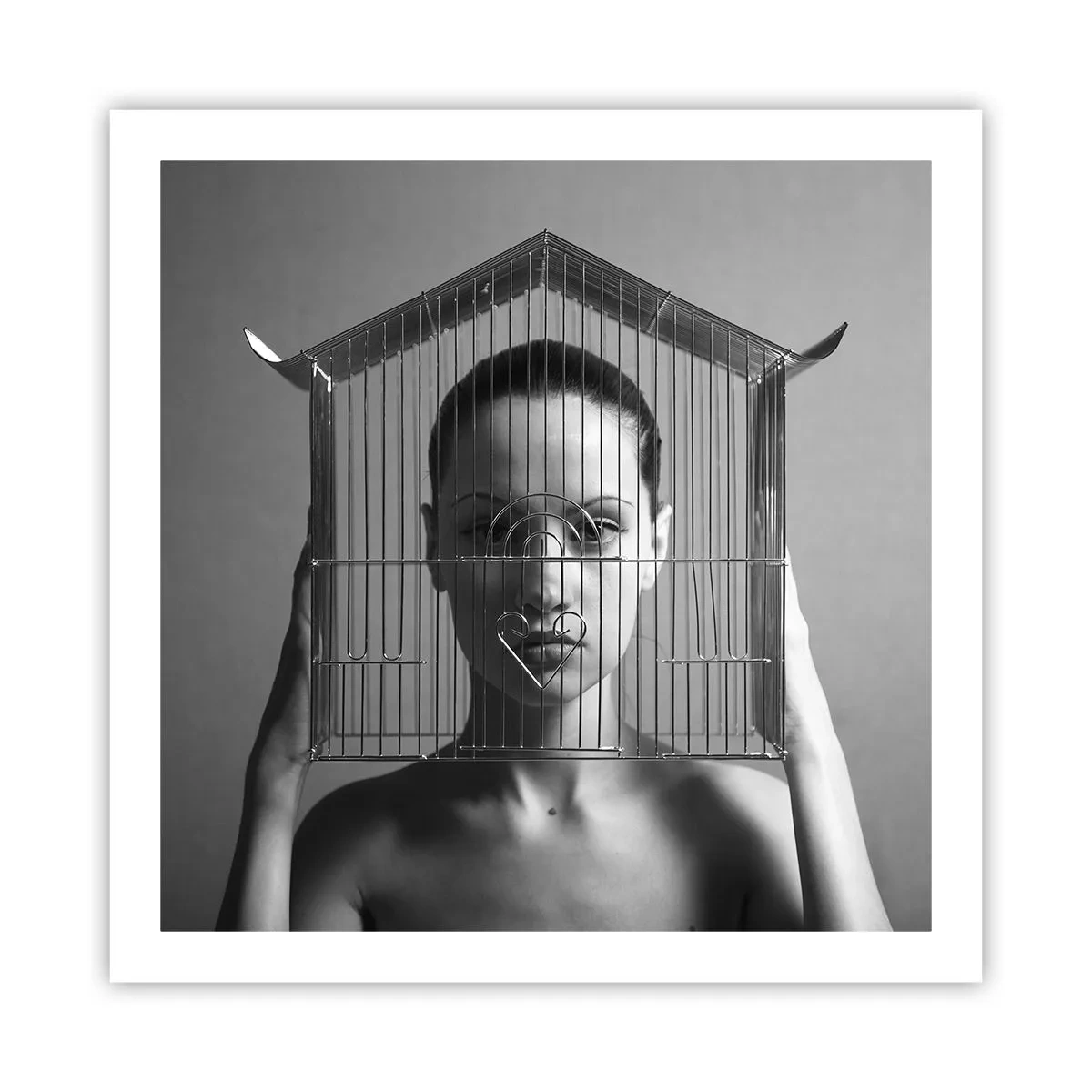 Poster - Ritratto un po' surreale - 60x60 cm