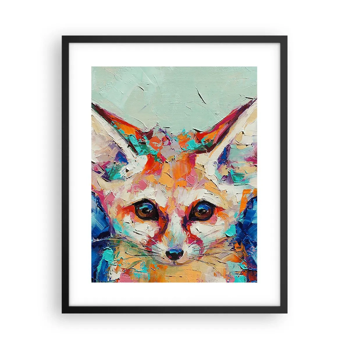 Poster in cornice nera - Siete pronti per me? - 40x50 cm