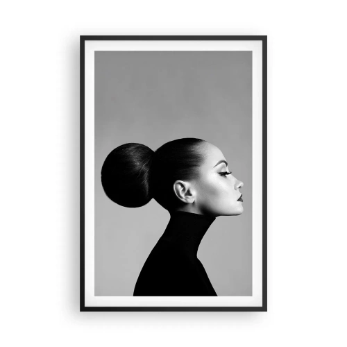 Poster in cornice nera - La Nefertiti di oggi - 61x91 cm
