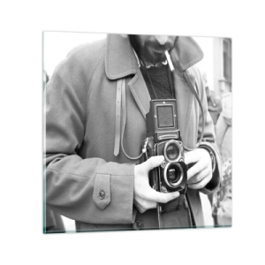 Quadro su vetro - In stile retro - 30x30 cm