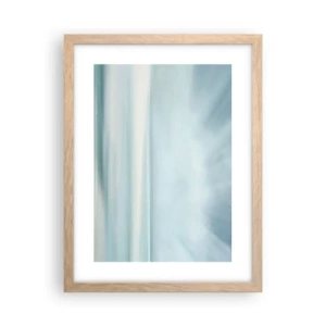 Poster in cornice rovere chiaro - Pace fino all'orizzonte - 30x40 cm