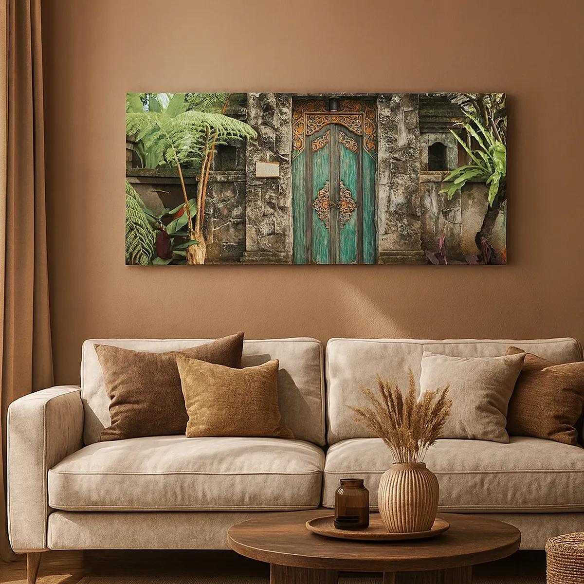 Quadro su tela - Stampe su Tela - Le porte verso un mondo esotico - 30x30 cm