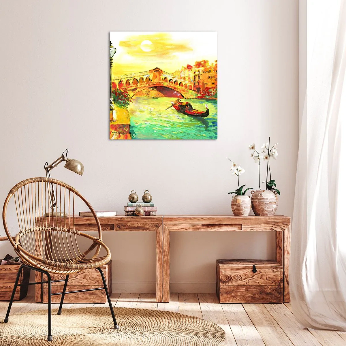 Quadro su tela - Stampe su Tela - Il pellegrinaggio degli innamorati - 60x60 cm