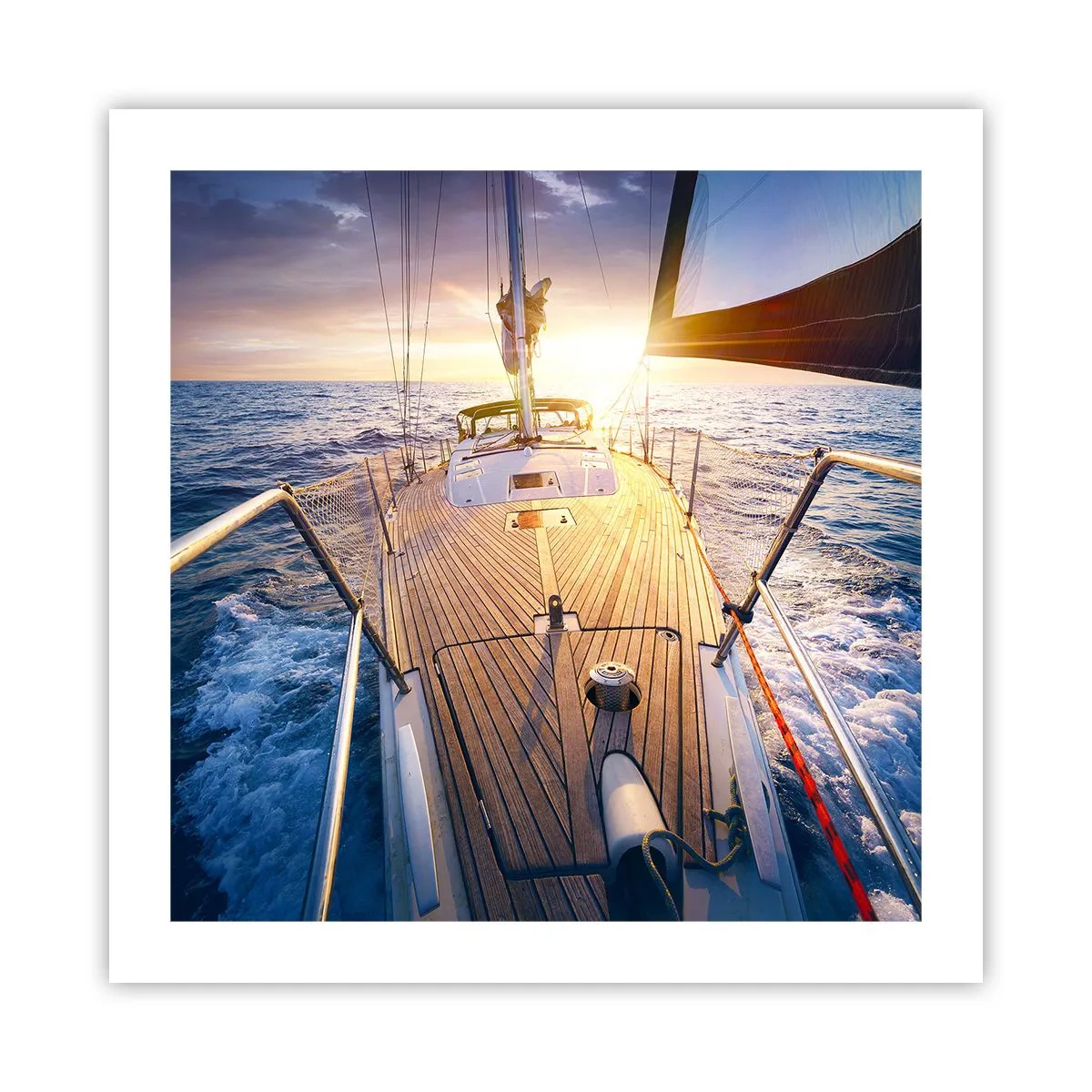 Poster - Correndo sulle onde - 50x50 cm