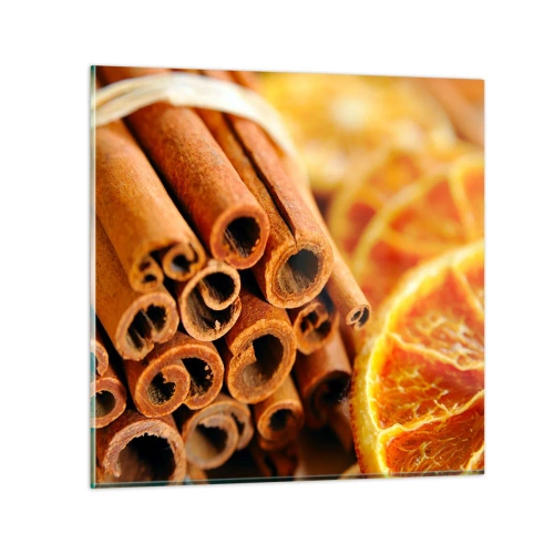 Quadro su vetro - Senti il loro profumo? - 30x30 cm