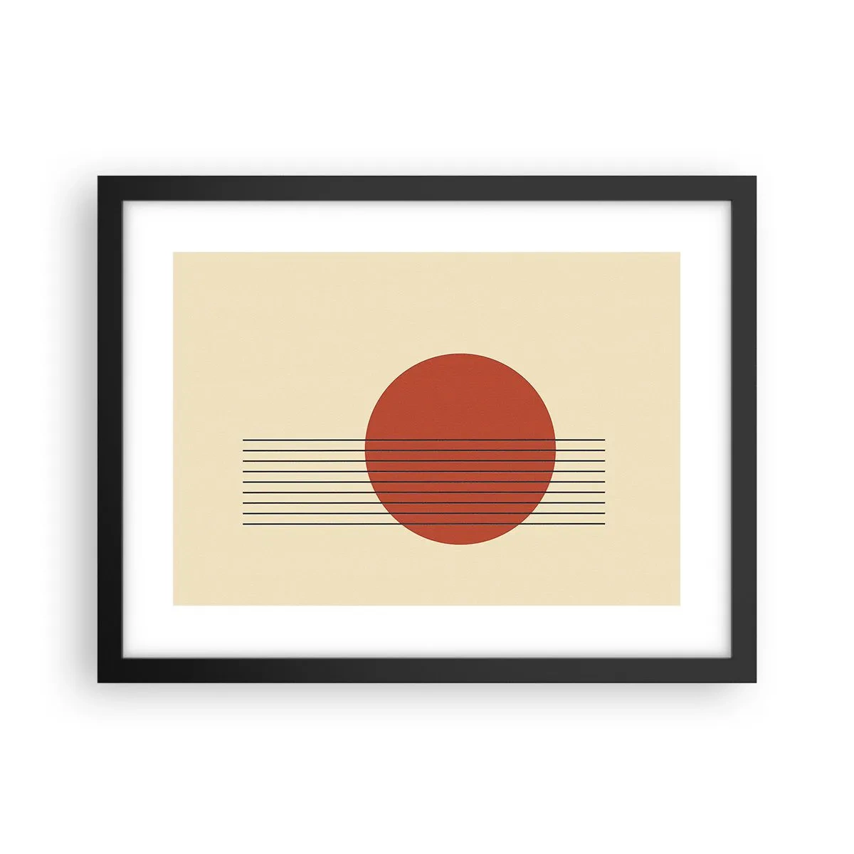 Poster in cornice nera - Nel cerchio e oltre - 40x30 cm