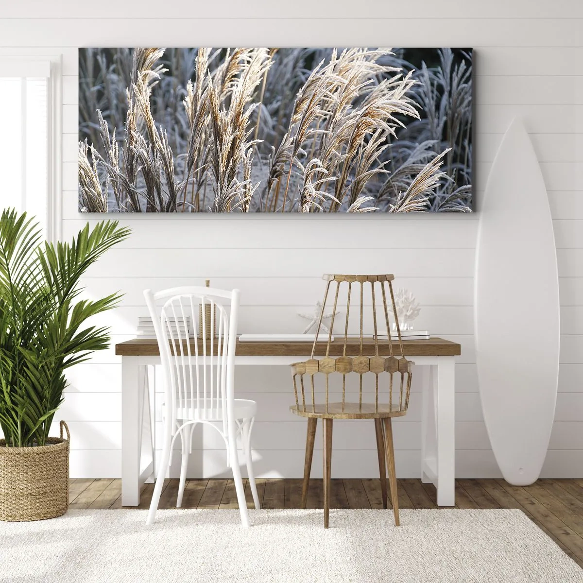 Quadro su tela - Stampe su Tela - Vestite di brina - 100x40 cm
