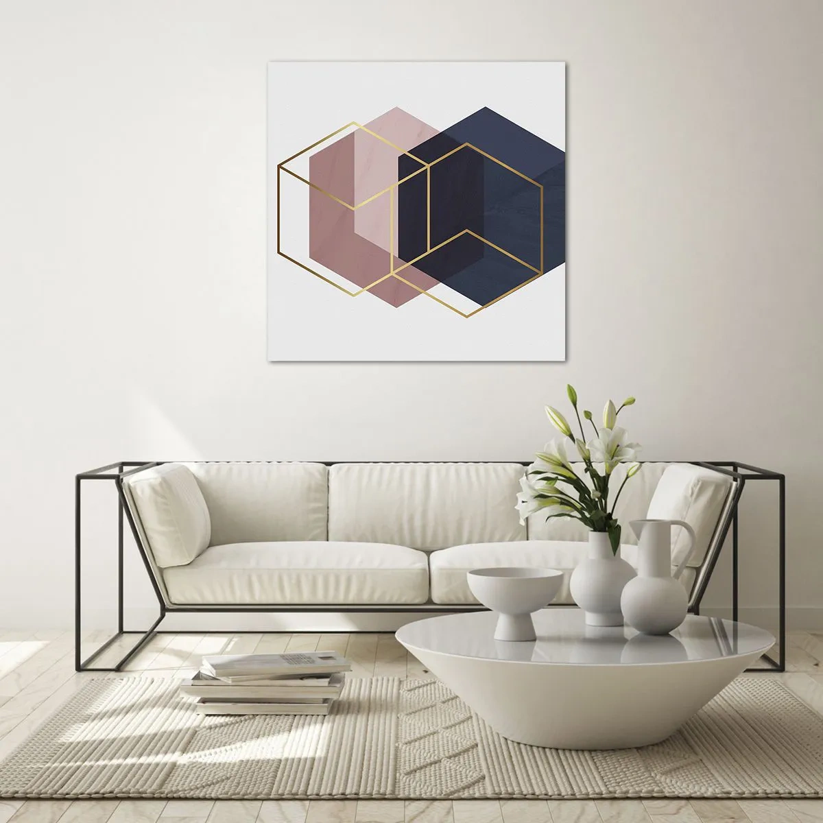 Quadro su vetro - La forza della semplicità - 50x50 cm