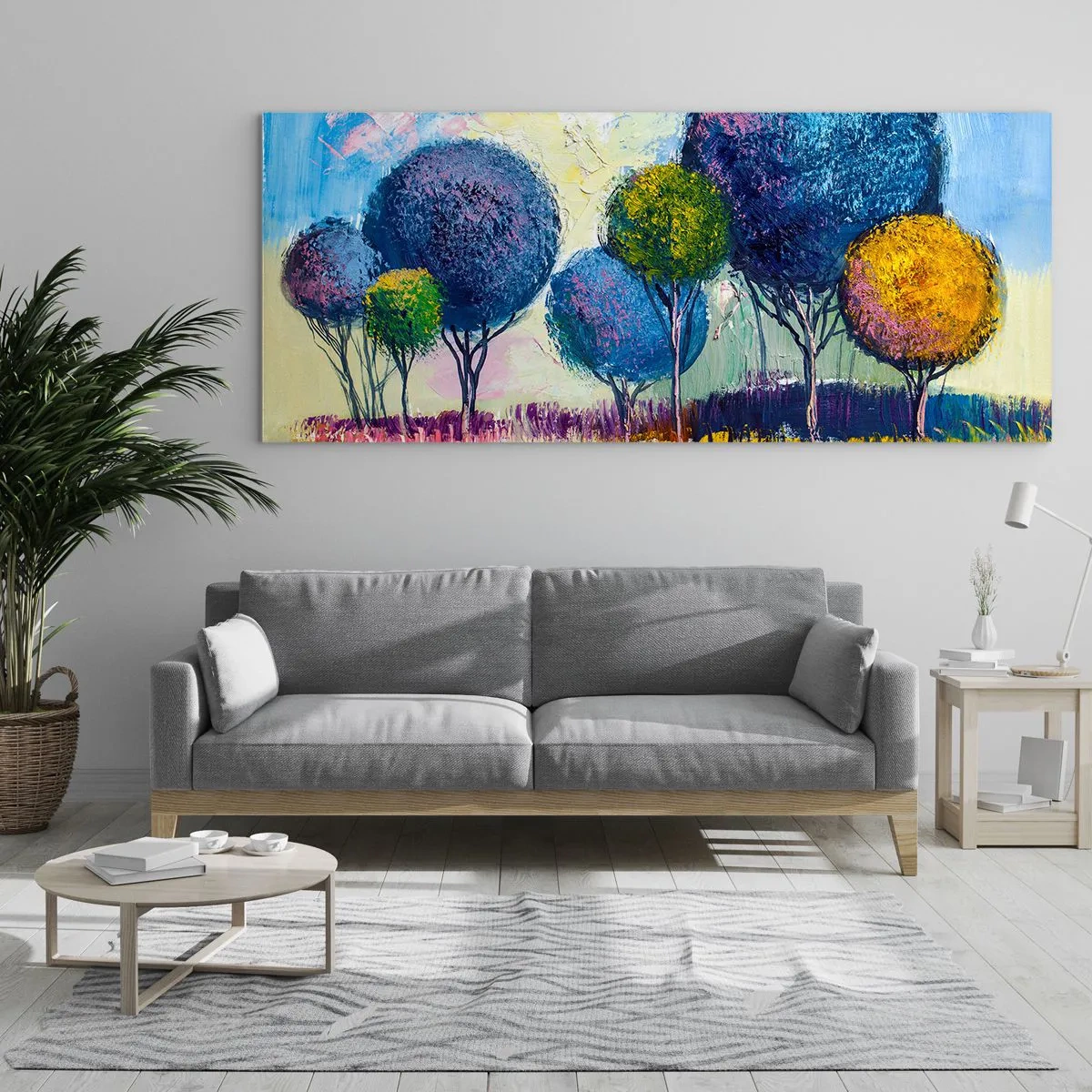 Quadro su vetro - Sfera: forma ideale - 100x40 cm