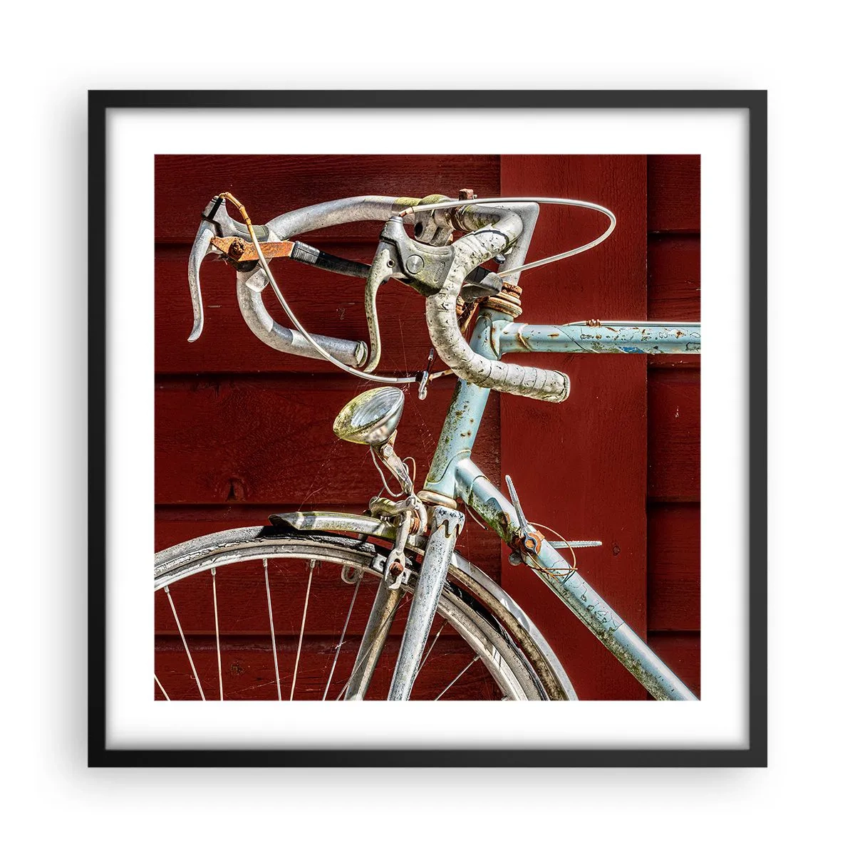 Poster in cornice nera - Creata per la vittoria - 50x50 cm