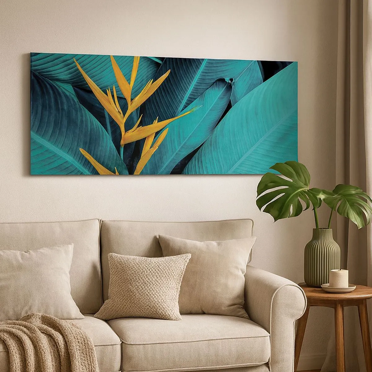 Quadro su tela - Stampe su Tela - Il fiore dell'Eden - 100x40 cm