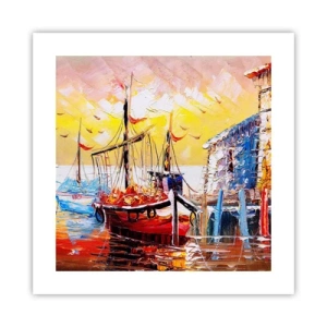 Poster - Ritorno felice - 40x40 cm