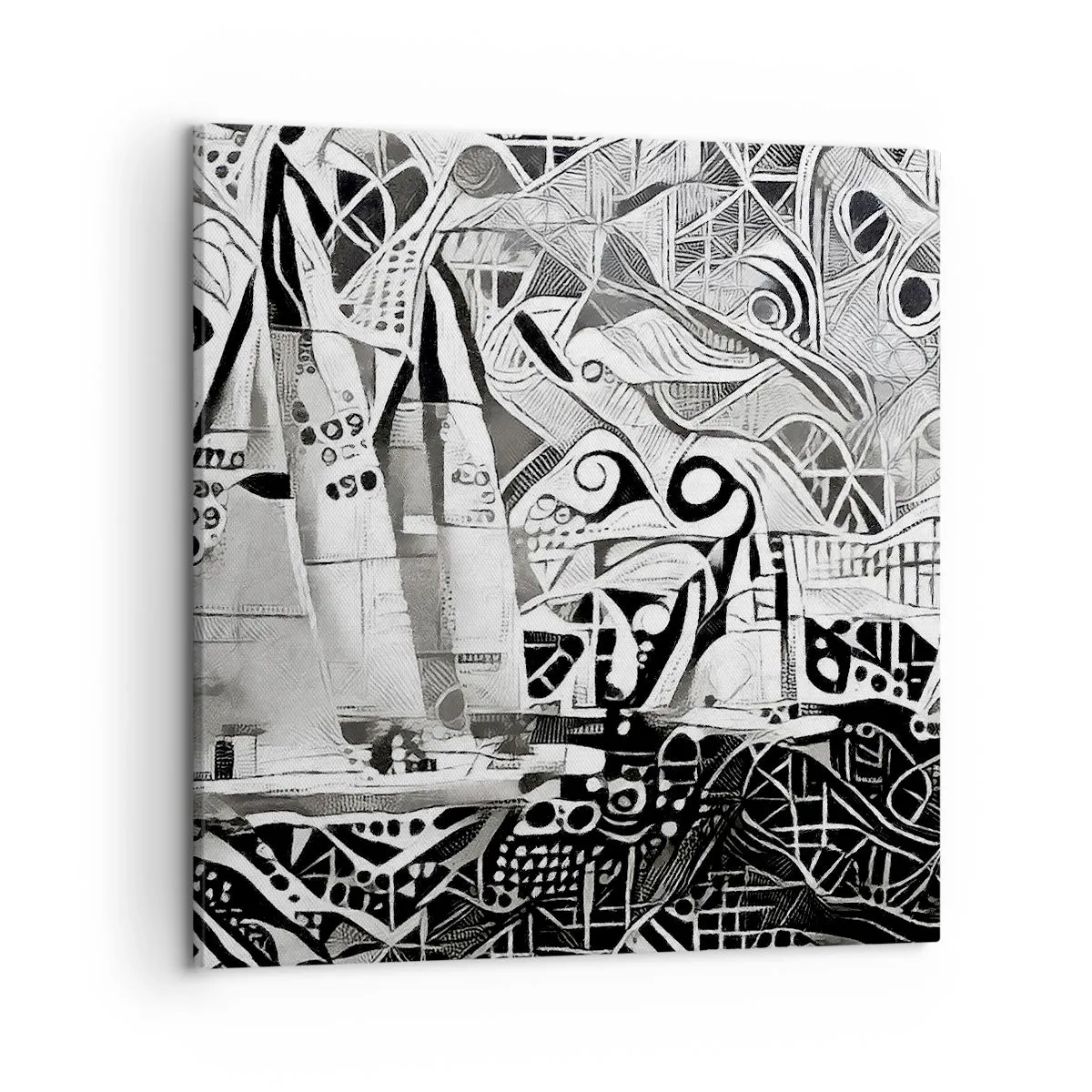 Quadro su tela - Stampe su Tela - Tra le onde - 50x50 cm