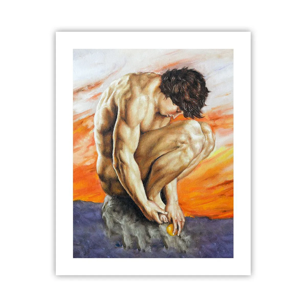 Poster - Immerso in se stesso - 40x50 cm