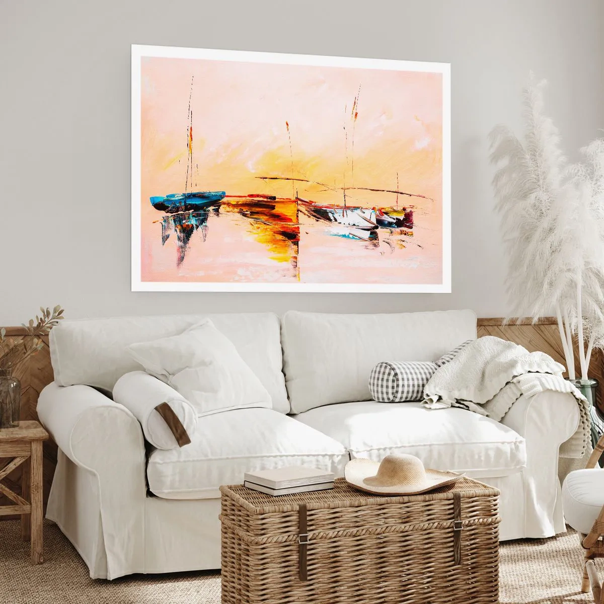 Poster - La sera sul molo - 91x61 cm