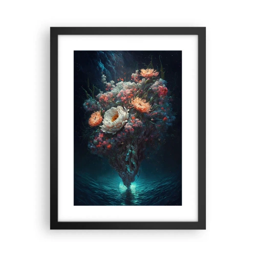 Poster in cornice nera - Uno strano giardino - 30x40 cm