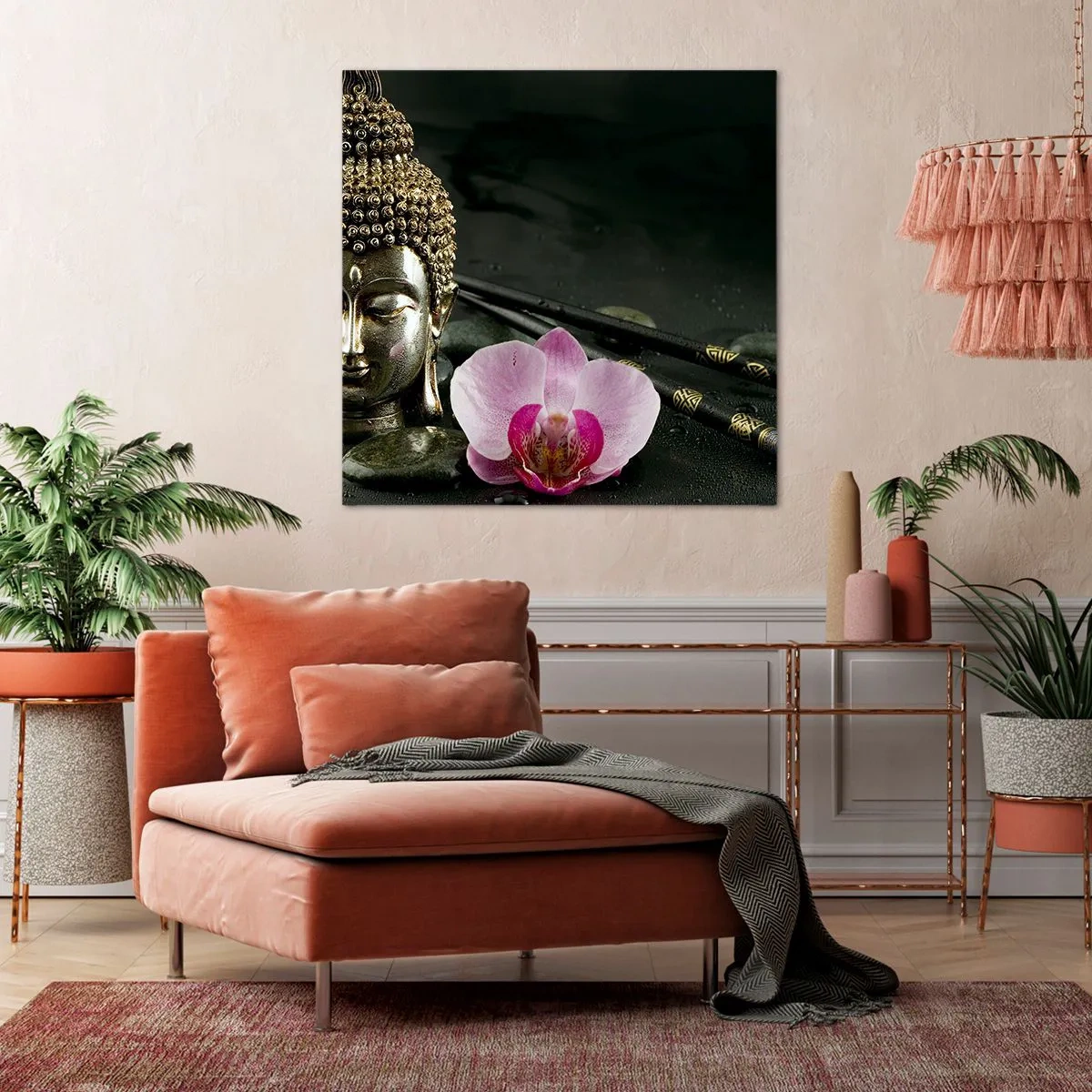 Quadro su tela - Stampe su Tela - Armonia di saggezza e bellezza - 70x70 cm