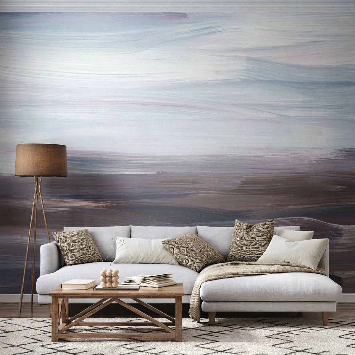 Fotomurali Premium Canvas - Gli elementi: l'acqua - Colore, Pezzo, Minimalismo - 250x175 cm
